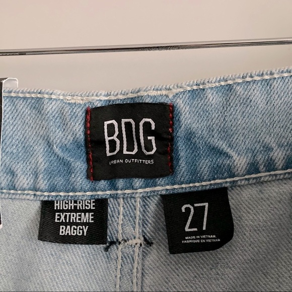 Sz 26 BDG Extreme Baggy Construction Jeans - Picture 9 of 16